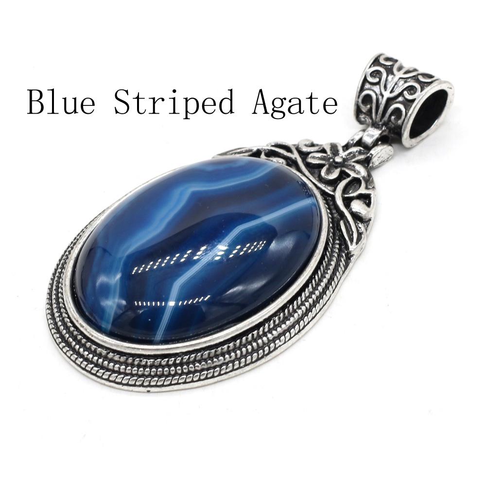 1 шт. винтажный овальный хрустальный кулон в богемном стиле — фото 18