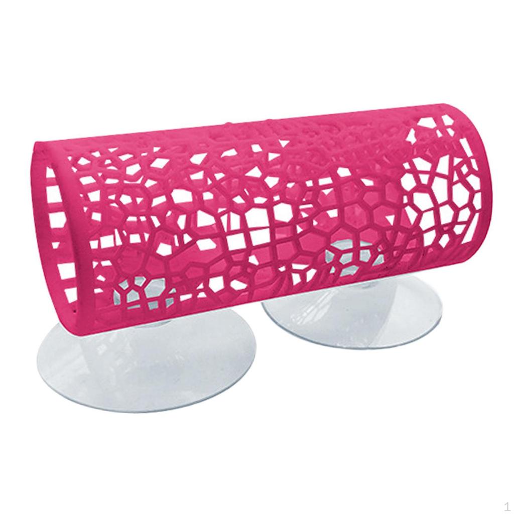 Betta Tunnel Fish Toy,Betta Cave,with Suction Cups,Tank Decoration Hideout Tube for