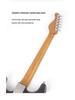 Entry-Level Rock Electric Guitar with Solid Wood & Carbonized Neck