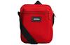 Men's Bag Recycled Polyester Plain Weave Fabric Crossbody Bag, Shoulder Bag Regular Unisex Red