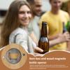 Cap Opener Magnetic Bottle Opener For Fridge Magnetic Bar Tool Fridge Magnet Drinkware Refrigerator Sticker For Souvenir Parties