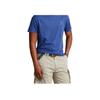 Polo Ralph Lauren SS23 Solid Logo Embroidered Casual Crew Neck Short Sleeve T-Shirt Men Tops Blue 710610667-100