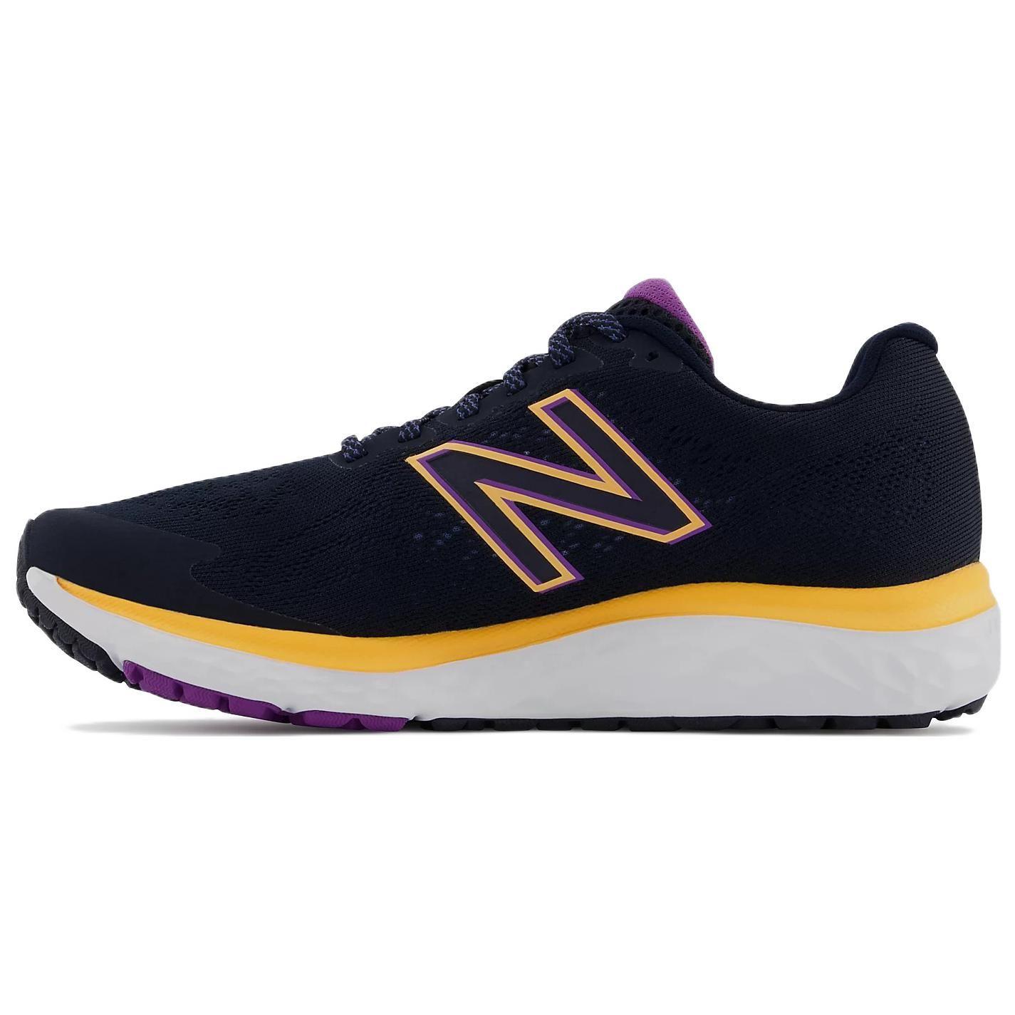 

New Balance Nb 680 V7 Удобная ткань Низкий верх Повседневные кроссовки для бега Женские кроссовки Черный Оранжевый W680CK7