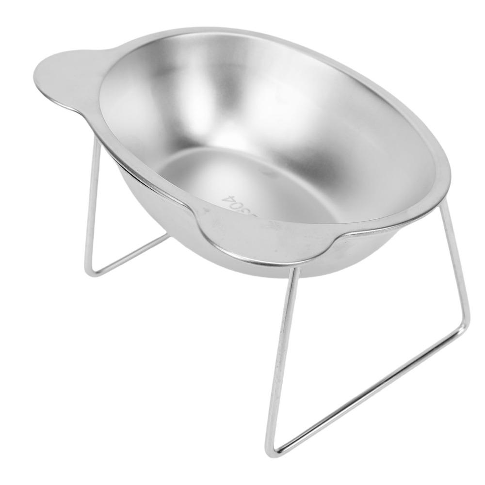 15° Tilted Raised Cat Bowl 5.9" Wide Bowl Cat Food Bowl Durable Elevated Pet Bowl Home Use