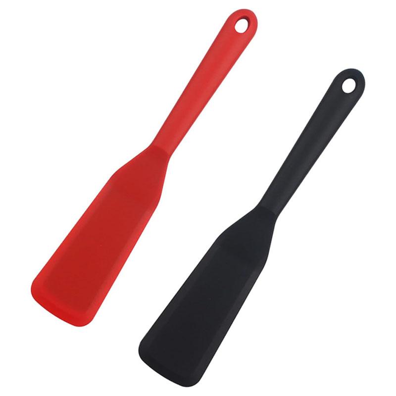 1/2pcs Thin Silicone Spatula Turner Egg Crepe Pancake Spatula Nonstick Heat Resistant Cooking Spatula for Omelet Burgers Pizza