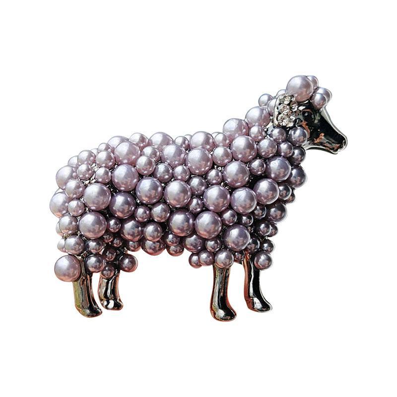 Classic Exquisite Sheep Lapel Pin 1Pcs Unisex Animal Brooch Badge for Office Party Casual Clothing Decoration