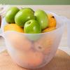 Measuring Cup Baked Egg Beating Bowl Handle Bowl with Drain Plastic Material