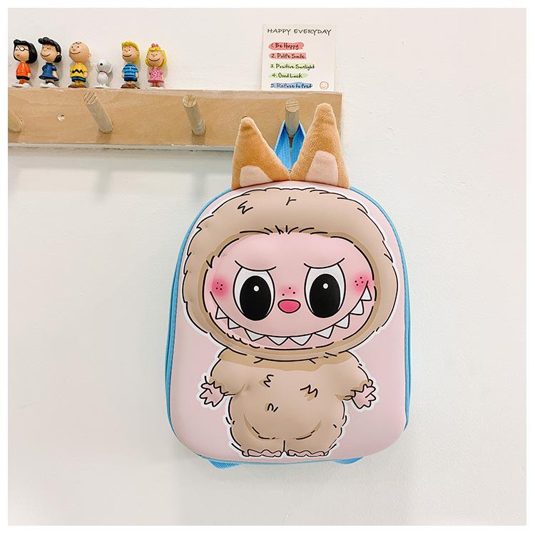 

School bag cute new cartoon children s 11-inch hard shell 3D small backpack backpack хакі
