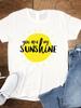 Tee Top T Women Tshirts Clothing Flower Faith Trend Female Fashion Casual Short Sleeve Cartoon Lady Clothes Graphic T-shirts
