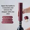 Hot Selling New Electric Wine Bottle Opener, Reusable and Easy To Carry, USB Charging, Home Party, Bar, Kitchen Accessories