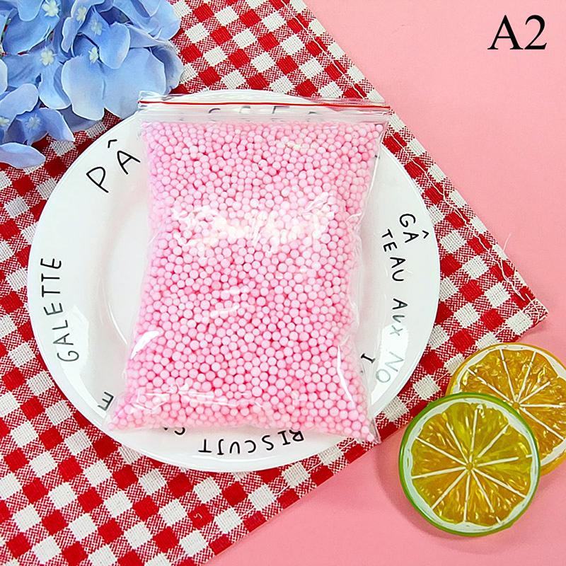 Pratik Slime Yol Arkadaşı Dolgulu Köpük Kar Tanesi Çamur Parçacık Çantası Küçük Polaroid Topu Macaron Parçacıkları