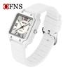 Ofns 7501 Student Quartz Watch For Exam Simple Waterproof Luminous Dial Analog Wristwatch For Boys Girls Teenagers School Gift
