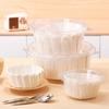 50 szt. 4 6 8 cali Bez zagnieceń Papilotka na babeczki Foremka do pieczenia na przyjęcie weselne Muffinki Ciasto Foremka Papierowa miseczka Odporna na olej Owijka na ciasto