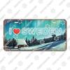 National Tourist City Plaques Metal Plate London Hawaii Venice Retro Metal Tin Signs Wall Decor Garage Car Club Living Room Home