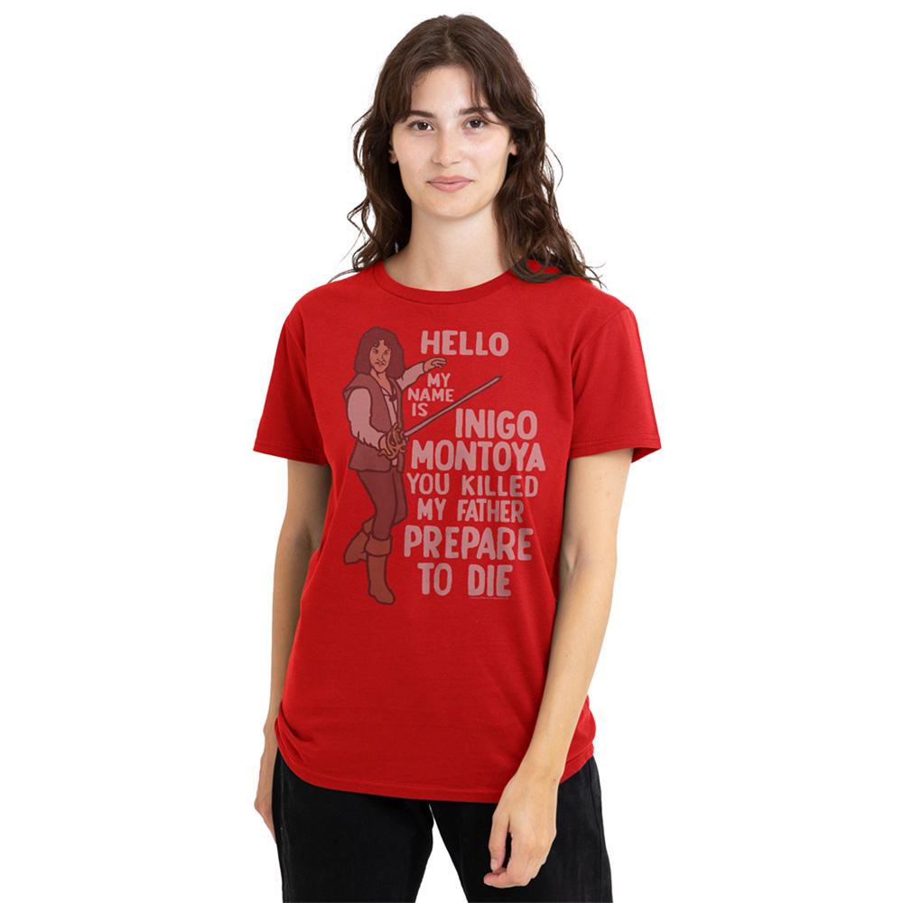 The Princess Bride Womens/Ladies Hello My Name Is T-Shirt