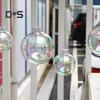 30 buc. Ornamente cu bile iridescente Mingi transparente de Crăciun Mingi din plastic agățate cu bule pentru petrecerea în copac Decor interior/exterior