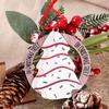 Christmas Pendant Wooden Christmas Tree Ornaments Xmas Hanging Pendants for Home Room Party Decor 2025 New Year Gift Accessories