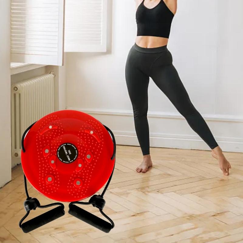 Twist Waist Disc Balance Board with Drawstrings, Body Shaping Waist Twisting Disc Fitness Waist Wriggling Plate