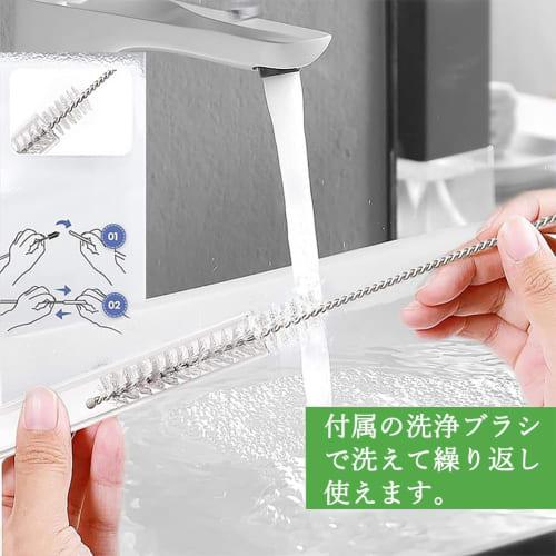 [6 Straws + 1 Brush] Hydro Flask Compatible Straws, Durable, Clear Plastic, Reusable, Easy to Carry, Includes Cleaning Brush, Hygienic, Stylish, Resta