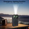 Portable AM/FM/SW Pocket Radio with LED Flashlight Radio Outdoor Camping Gifts for Seniors Elderly Battery Operated/Rechargeable