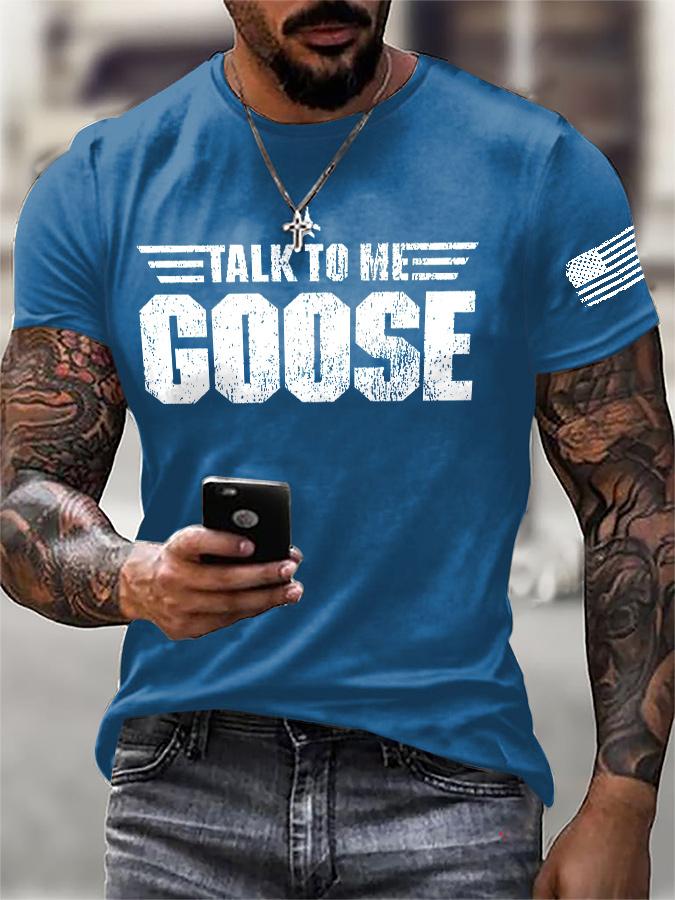 Mens Retro Aviation Quote Graphic Tshirt Casual Crew Neck Tee with American Flag Sleeve Black White Red Green