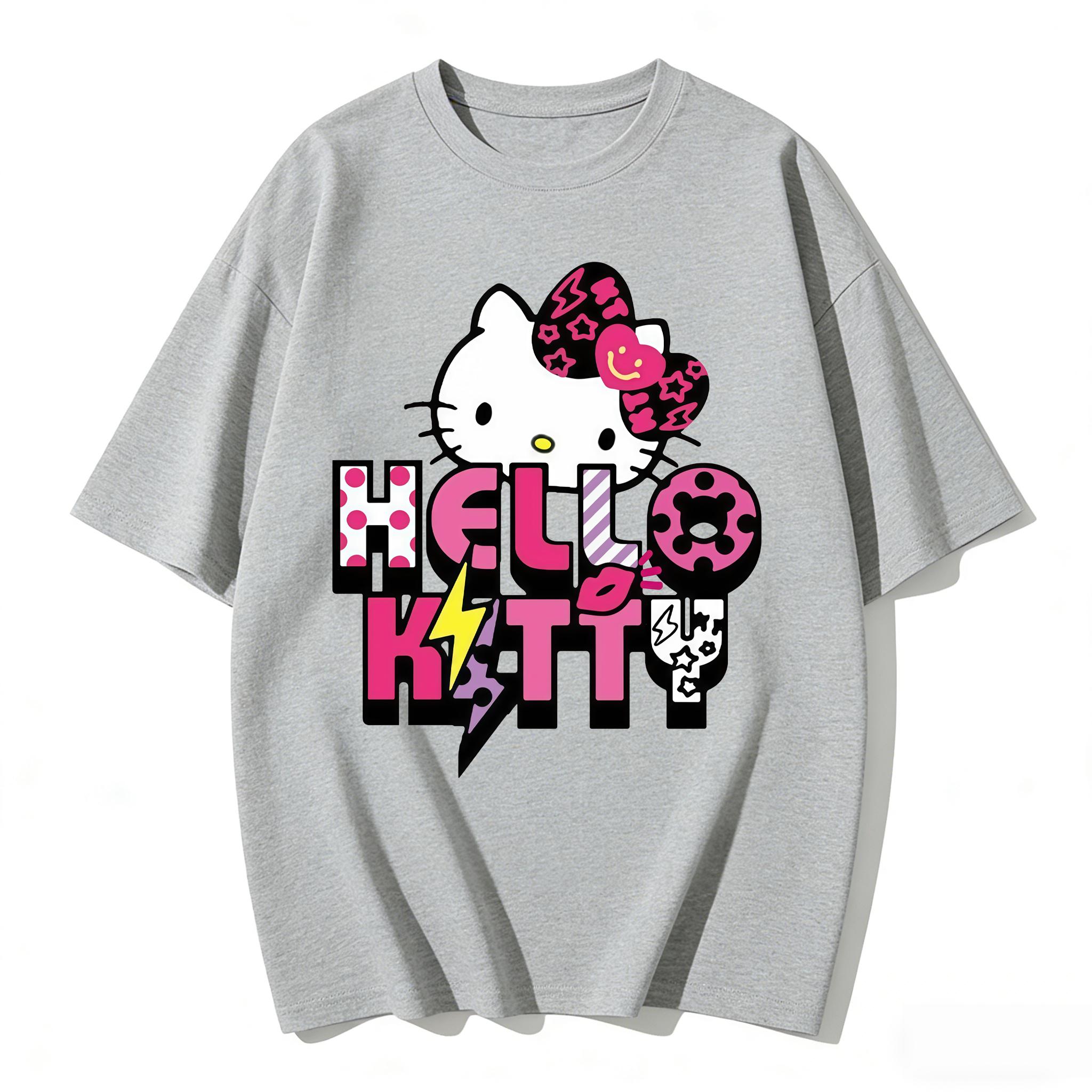 

2026 Harry Cortez Cartoon Print Short Sleeve Summer Cotton Tshirt with Floral Print Ladies Special Edition High Quality S