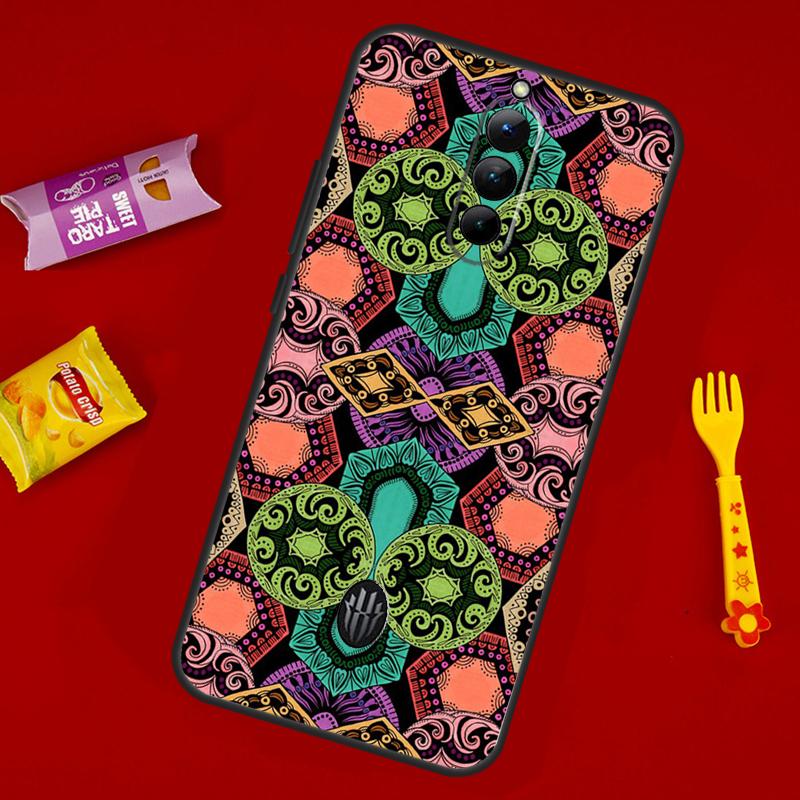Bohemian Style Case For ZTE Nubia Red Magic 10 Air 6 6S 7S For Red Magic 11 10 9 8 8S 9S 10S Pro Plus Cover