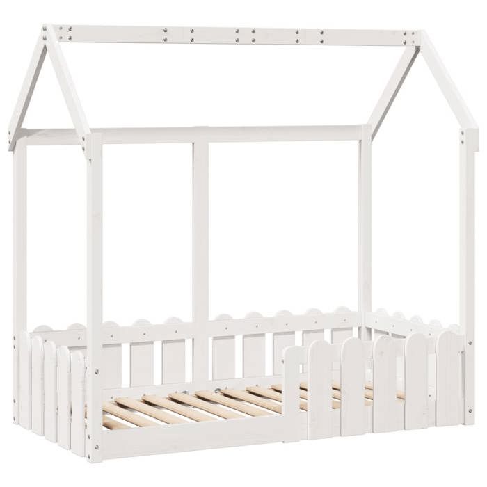 VidaXL Children's Bed Frames House Shape 70x140cm Solid Pine Wood, House Shape Bed Frame, Bed Frame for 850699