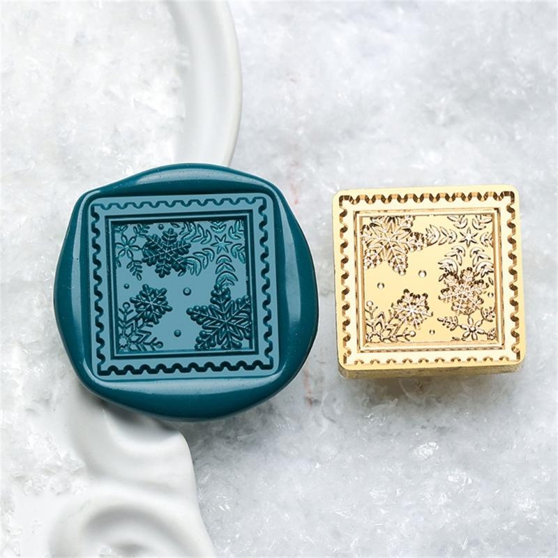 Emboss Sealings Wax Stamp Head Brasses Sealing Stamp Wax Seal Stamp Head Replacement for Envelope Sealing Greeting Card
