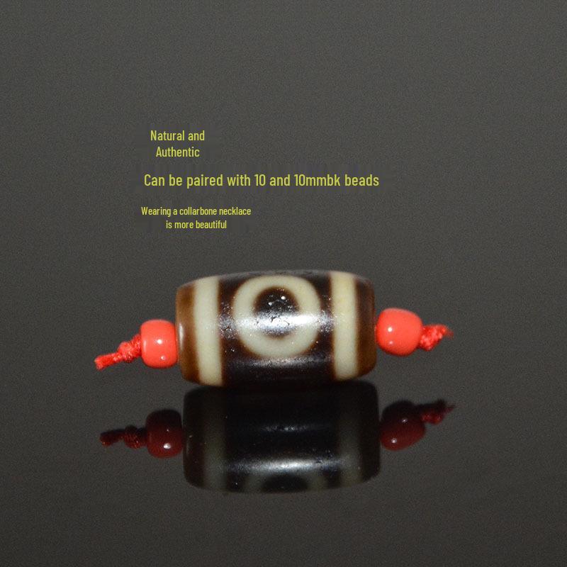 Natural Tibetan Dzi Bead Clavicle Chain Bracelet Necklace Accessory, Original Design