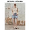 UR 2025 Women's High-Waisted Loose Denim Shorts