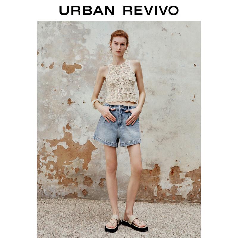 UR 2025 Women's High-Waisted Loose Denim Shorts