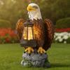Weather-Proof Eagle Garden Statue Resin Material Bird Sculpture Ornament  Yard Decor