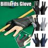 Billiards Glove Left Hand Three Finger Snooker Billiard Glove Non Slip Stickers Elasticity Billiard Training Gloves Accessories