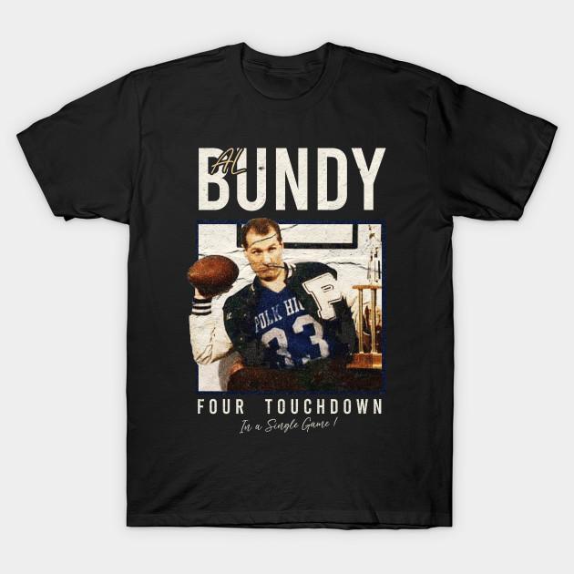 

Men Black Print T-shirt Al-Bundy No-Cut Transfer Paper Print Cotton Tshirt 3XL чорний