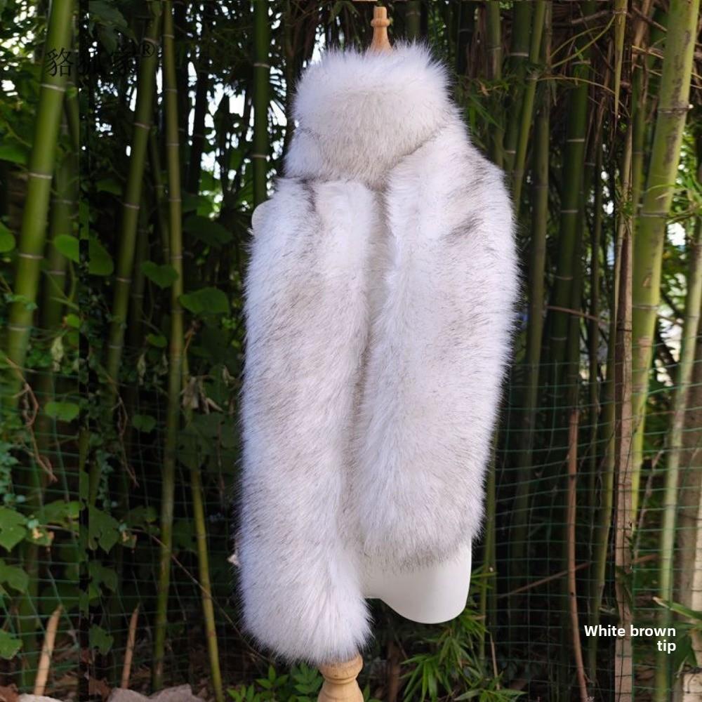 Winter Kunstfellschal Fuchs Verdickter Nerzschal Schal Schal Ausländischer Stil Warm Langer Fellkragen Schal