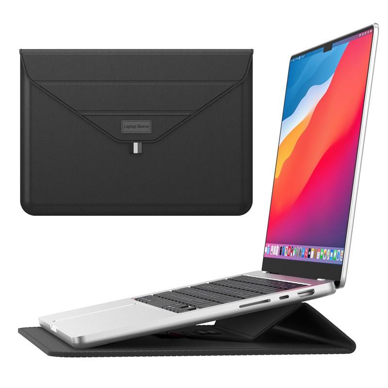 Funda para portátil de PU de 15,6 pulgadas para portátil con asa, funda ligera resistente al agua para Lenovo MateBook 14, estilo neutro