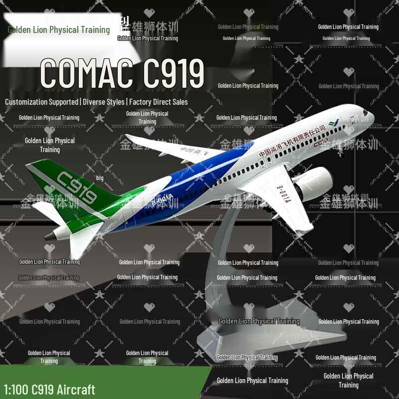 COMAC C919 Alloy Aircraft Model 1:100 Scale