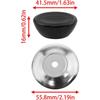 AYLIFU Pot Handles ReplacementPot Lid Top Replacement Knob Black 40 * 40 * 25mm/1.57 * 1.57 * 0.98 Inch for Replace Pan Lid Knob 2 Set (1.57 * 1.57 *