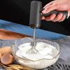 1 PCS Kabelloser elektrischer Küchenmixer, Handheld, USB aufladbar, 3 Geschwindigkeiten, Schneebesen zum Backen, Teig, Kuchen, Sahne, Mixer, automatischer Rührer