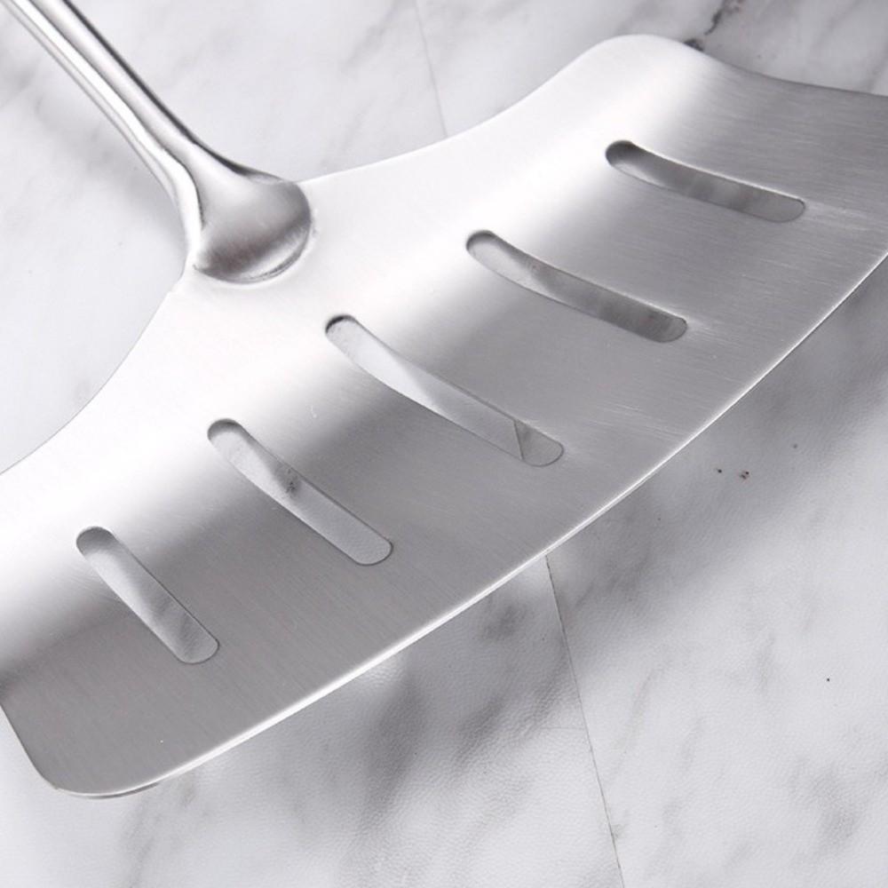 Non-Scratch Steak Turner Stainless Steel Egg Pan Scoop Flipping Spatula  Outdoor Cooking