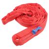 Pas Płaski do Podnoszenia 5T z Podwójną Pętlą Poliestrowa Taśma Zawiesie Dźwigowe 4 Metry Czerwony
