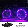 NEW Colorful Rainproof LED Bicycle Wheel Lights Front and Rear Spoke Lights Cycling Decoration Tire Strip Light Accessories