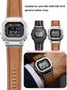 DW-5600 Matte Retro Genuine Leather Watch Strap 24m For Casio G-SHOCK DW5600 GW-5000 GW-M5610 Men Watchband Bracelet Accessories