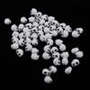 100 PCS 13mm Skull Spacer Beads for Jewelry Making Supplies in Bulk Finding