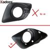 Front Fog Light Lamp Cover Trim For Mitsubishi ASX 2010 2011 2012 Chrome Car Accessories Front Foglight Foglamp Bezel Trims