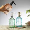 Glass Pump Bottle for Hand Soap, Shower Gel, Lotion, and Shampoo