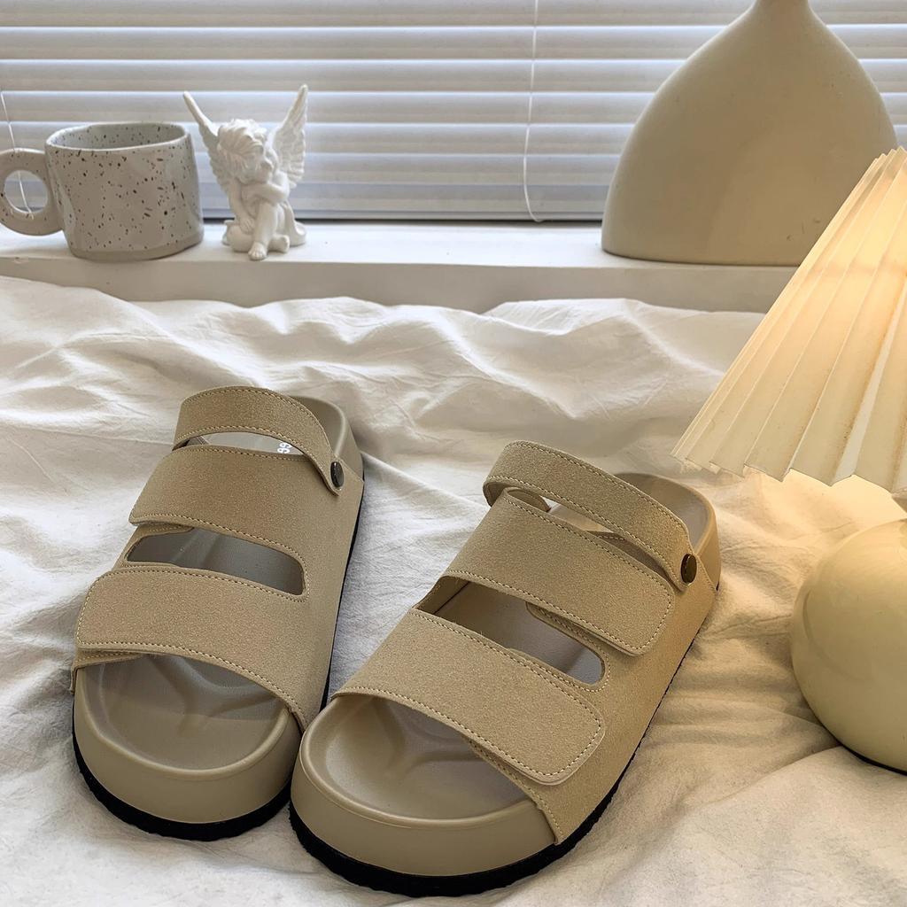 Niche sandals women's summer new fashion thick sole word with beach sandals