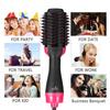 2in1 Multifunctional One Step Dryer Volumizer Hot Hair Brush Curler Hair Straightener Comb Styling Curling Flat Iron