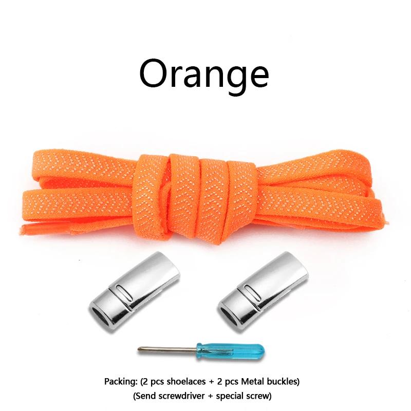 Elastic Laces Sneakers Magnetic Shoelaces Without ties 8mm Flat  Rubber Shoelace Tennis No Tie Shoe laces Shoes Accessories